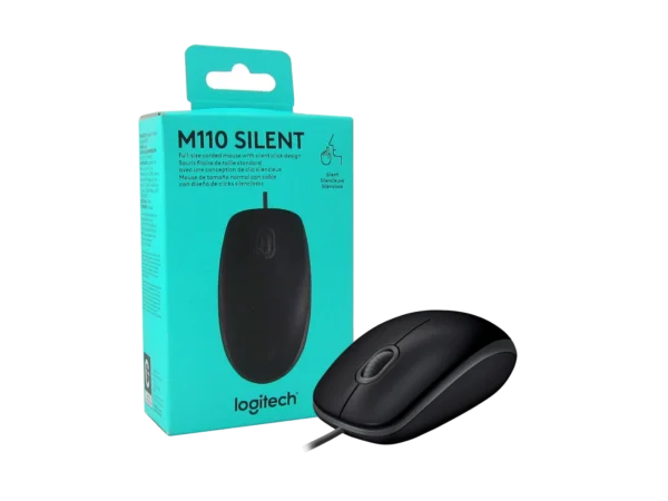 MOUSE_LOGITECHM110ILENTNEGR Mouse Logitech M110 Silent color negro