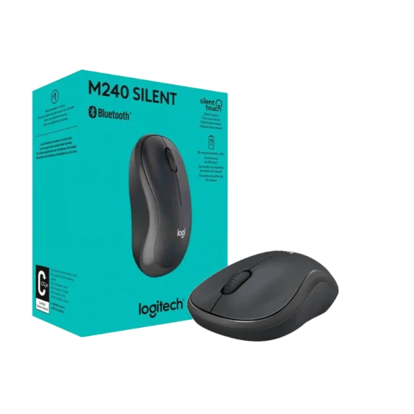 MOUSE_LOGITECHM240SILENTBLUETNEGRO Mouse logitech m240 bluetooth color negro