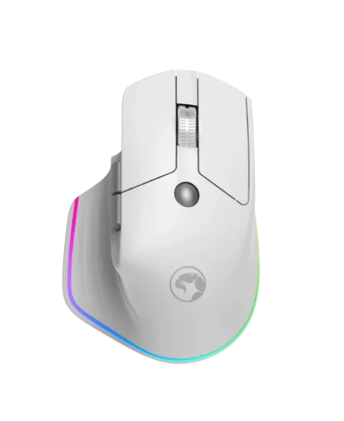 MOUSE_MARVO_G803W_WH_ERGONOMICO_INALAMBRICO Mouse marvo g803 color blanco
