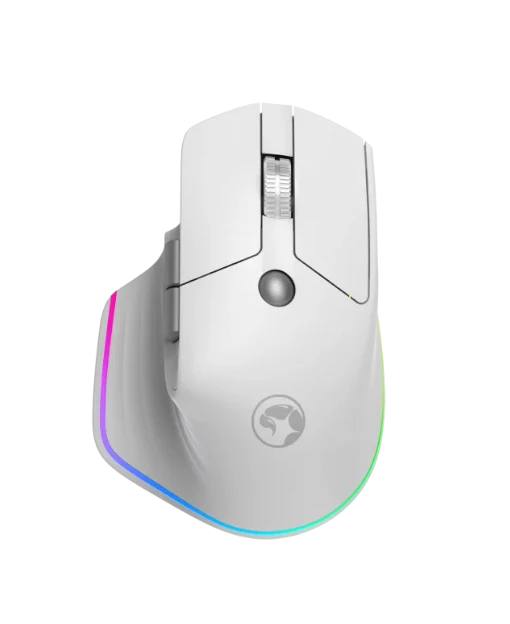 MOUSE_MARVO_G803W_WH_ERGONOMICO_INALAMBRICO Mouse marvo g803 color blanco