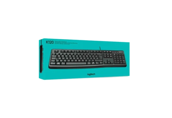 TECLADO_LOGIT_K120_NEGRO_USB Teclado Logitech k120 color negro