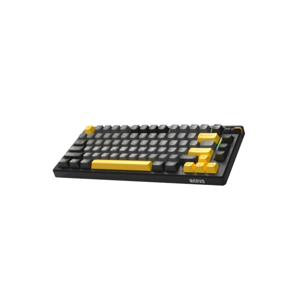 TECLADO_MARVO_MEQA_75% _SWAPPABLE_YELLOW_SWITCH Teclado Marvo Meqa 75 Swappable