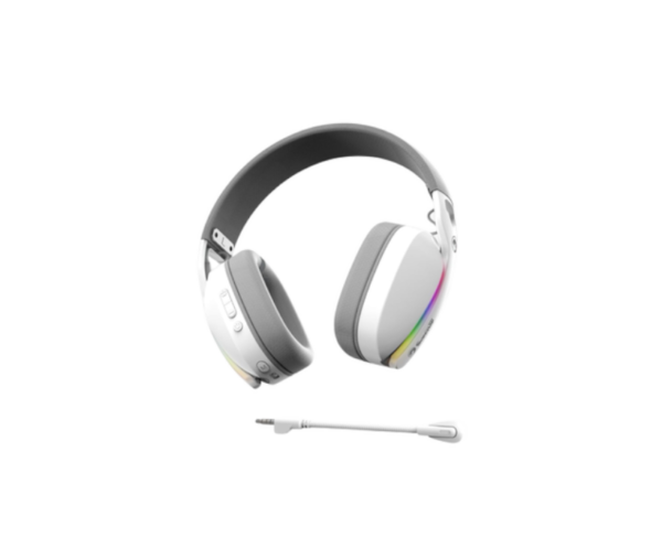 AUDIFONOS MARVO PULZ 70W WHITE TRI MODE 2,4GZ BT Y USB