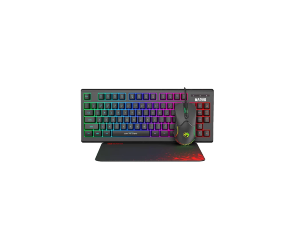 COMBO MOUSE Y TECLADO MARVO LOOT 30 3 EN 1