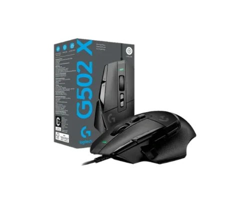 MOUSE LOGITECH G502 X ALAMBRICO NEGRO MOUSE LOGITECH G502 X ALAMBRICO NEGRO
