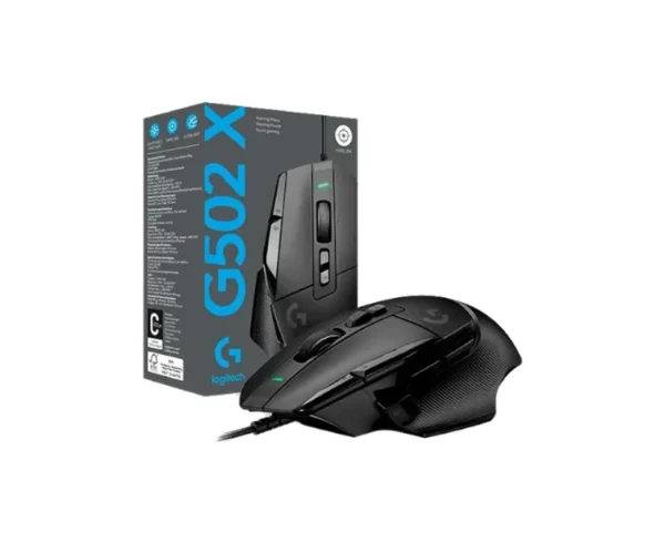 MOUSE LOGITECH G502 X ALAMBRICO NEGRO MOUSE LOGITECH G502 X ALAMBRICO NEGRO