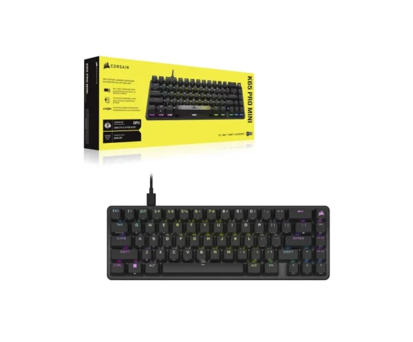 TECLADO MECANICO CORSAIR K65 PRO MINI 65% RGB